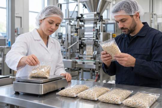 Czy producent maszyn pakujących powinien poznać właściwości produktu przed doborem urządzenia?
