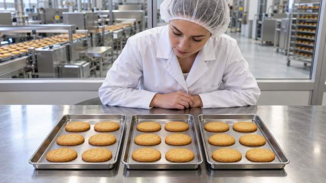 Jak ustawienia maszyn do produkcji ciastek wpływają na wygląd kolejnych partii?
